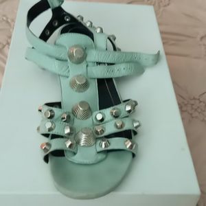 Balenciaga Arena Leather Gladiator Sandals